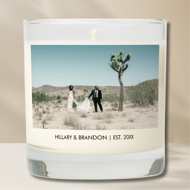 Wedding Photo Gift for Couple Personalized Decor Scented Candle (Wedding Photo Gift for Couple Personalized Decor Scented Candle)