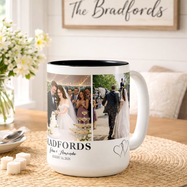 Wedding Photo Gift for Newlyweds Coffee Mug (Creator Uploaded)