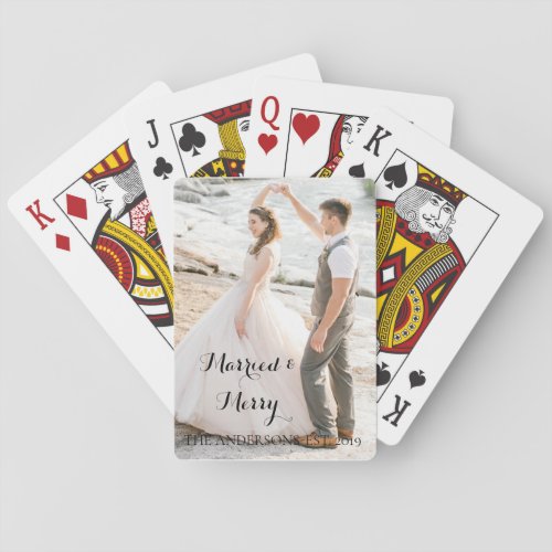 Wedding Photo Gift_Playing Cards