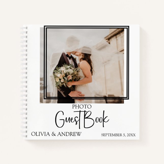 Wedding Photo Guest Notebook (Front)