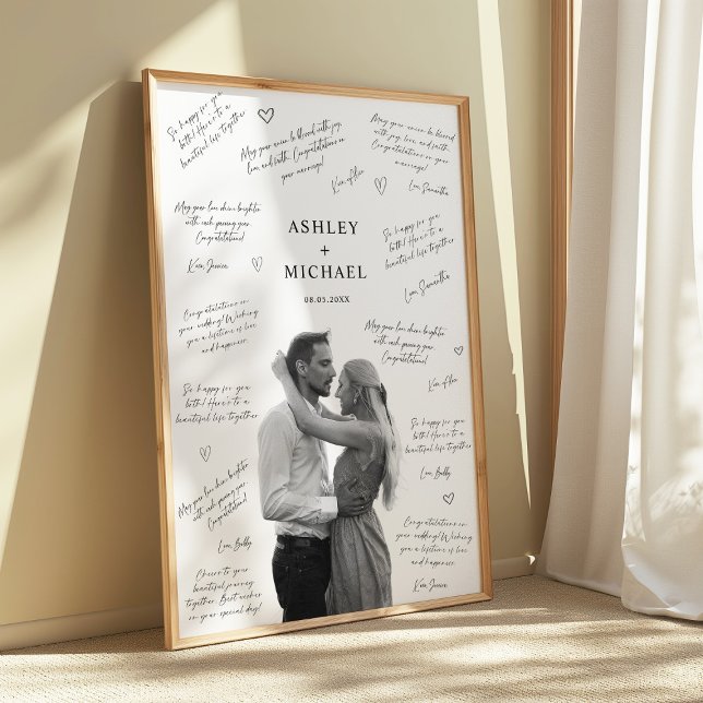 Wedding Photo Guest Signature Poster (Creator Uploaded)