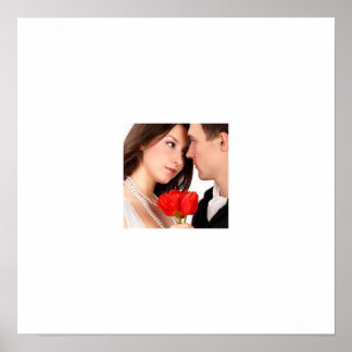 Wedding Photo Guests Sign Borders Poster