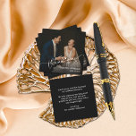 Wedding Photo Hand-Lettered Budget Thank You Note Card<br><div class="desc">These small 2.5" x 2.5" photo thank cards feature a hand-lettered "thank you" and a heart, a beautiful way to thank your friends and family for coming to your wedding and for their gift. *TIP: These cards are too small to mail in the USA unless you use a larger accepted...</div>