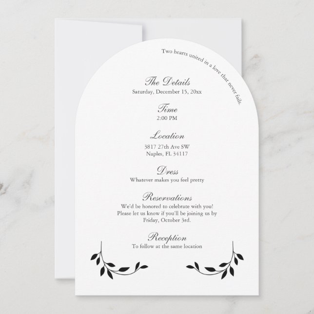 Wedding Photo Invitations (Front)