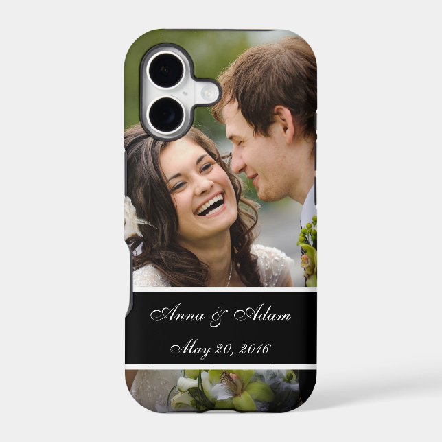Wedding Photo Keepsake Iphone Case (Back)