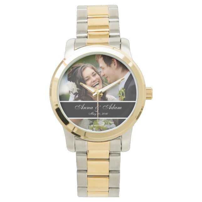Wedding Photo Keepsake Watch (Front)