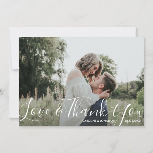 Wedding Photo Love  Thank You Pretty Elegant