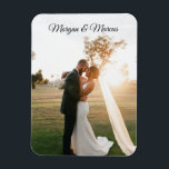 Wedding Photo  Magnet<br><div class="desc">This Wedding Photo Magnet makes a great gift or favor!</div>
