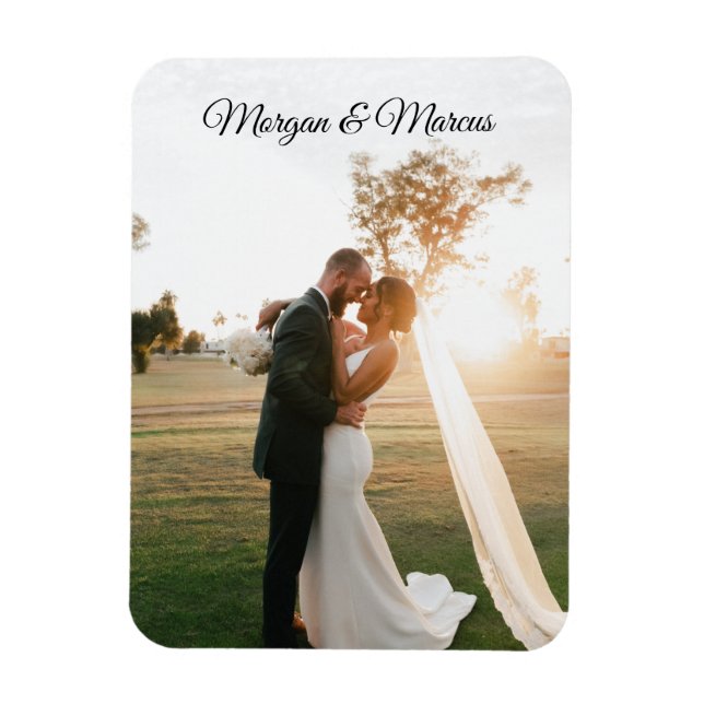 Wedding Photo  Magnet (Vertical)