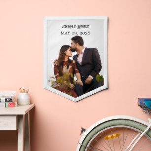 Wedding Photo Memory Keepsake Pennant