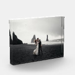 Wedding Photo Memory Newly Weds Keepsake Block<br><div class="desc">A beautiful way to remember one of the best days of your life,  your wedding day. Remember that special moment forever with this wedding photo memory keepsake. Personalize the photo and make it your own.</div>