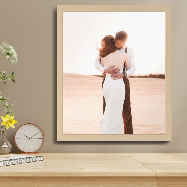 Wedding Photo Memory Newly Weds Keepsake Framed Art (Table Top)