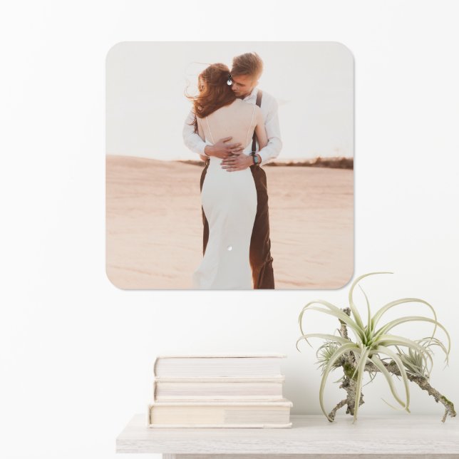 Wedding Photo Memory Newly Weds Keepsake Metal Sign (In Situ(Wall))