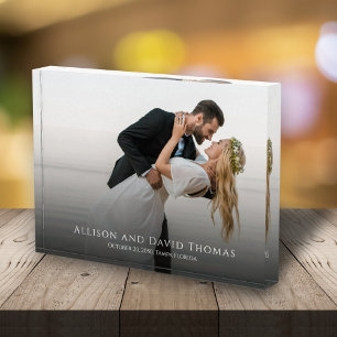 Wedding Photo Minimalist Couple Simple Picture Block