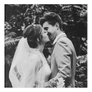 Wedding Photo Newlyweds Couple Acrylic Print