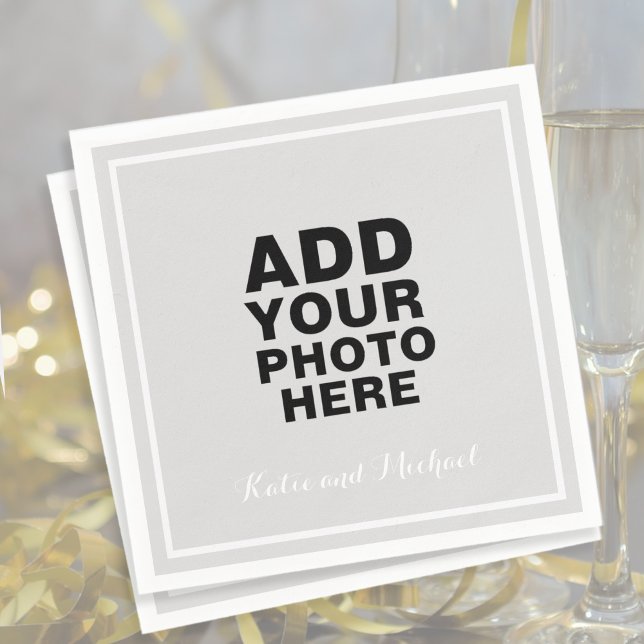 Wedding Photo or Graphics Napkins (Creator Uploaded)