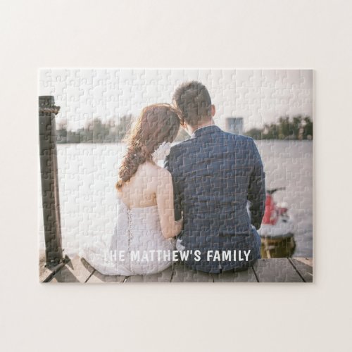 Wedding photo personalized jigsaw  jigsaw puzzle