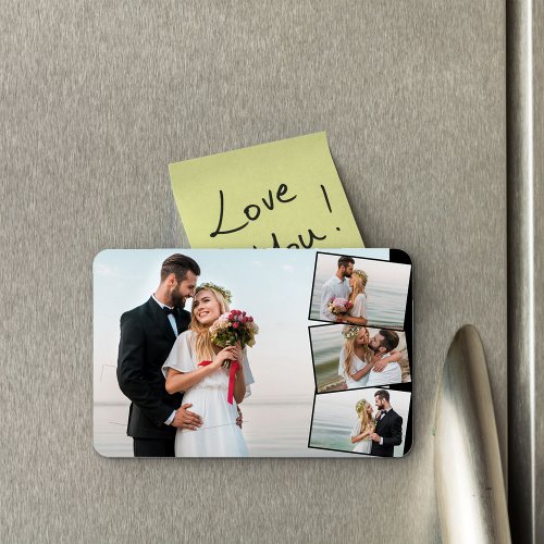 Wedding Photo Picture Montage Magnet