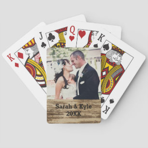 Wedding Photo Playing Cards