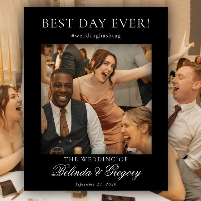 Wedding Photo Prop Frame Best Day Ever Photobooth  Foam Board (Wedding Photo Prop Frame Best Day Ever Photobooth Foam Board)