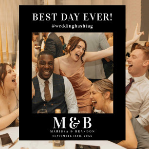 Wedding Photo Prop Frame Best Day Ever Photobooth Foam Board