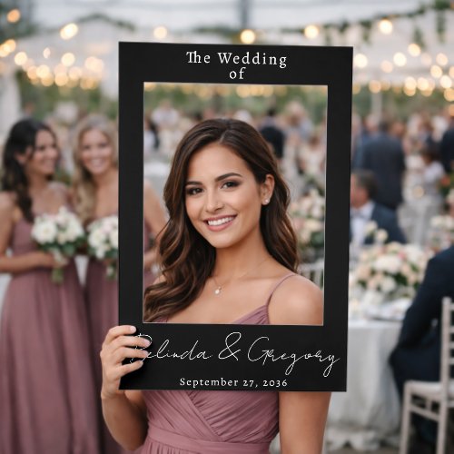 Wedding Photo Prop Frame Photobooth Minimalist Selfie Frame