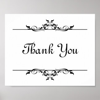 Thank You Posters | Zazzle