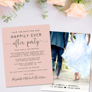 Wedding Photo Reception Brush Save the Date