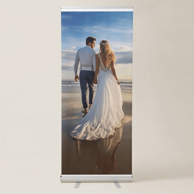 Wedding Photo  Retractable Banner (Front)