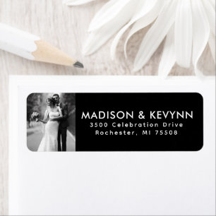 Wedding Photo Return Address Label