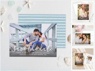 Wedding Photo Save the Date Cards 💍