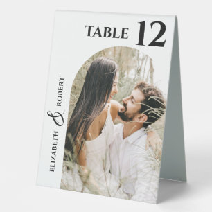 Wedding Photo Table Number  Table Tent