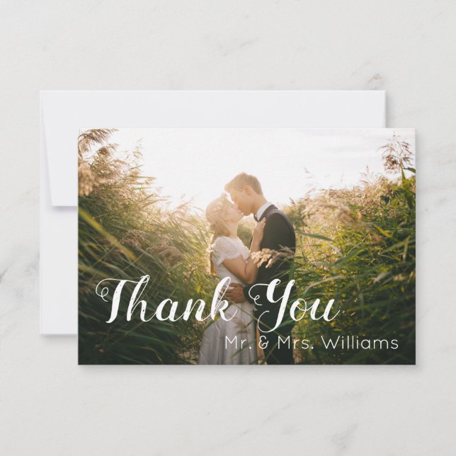 Wedding Photo Thank You (Front)