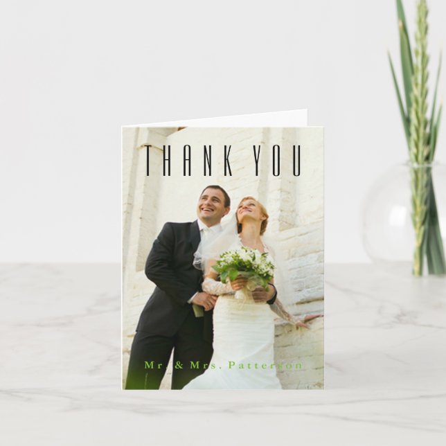 Wedding Photo Thank You (Front)