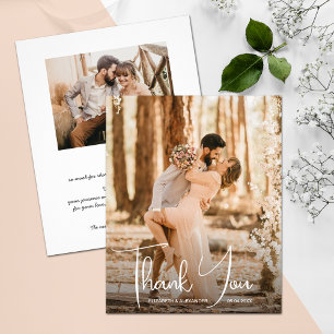 Wedding Photo Thank You Card Flyer