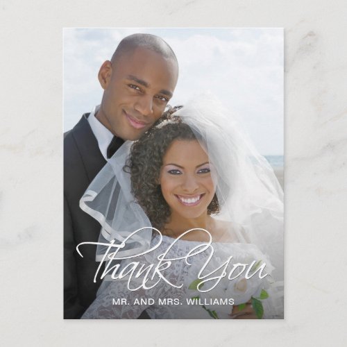 Wedding Photo Thank You Favorite Postcard