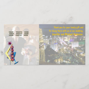 Wedding Photo Thank You Las Vegas Neon Sign