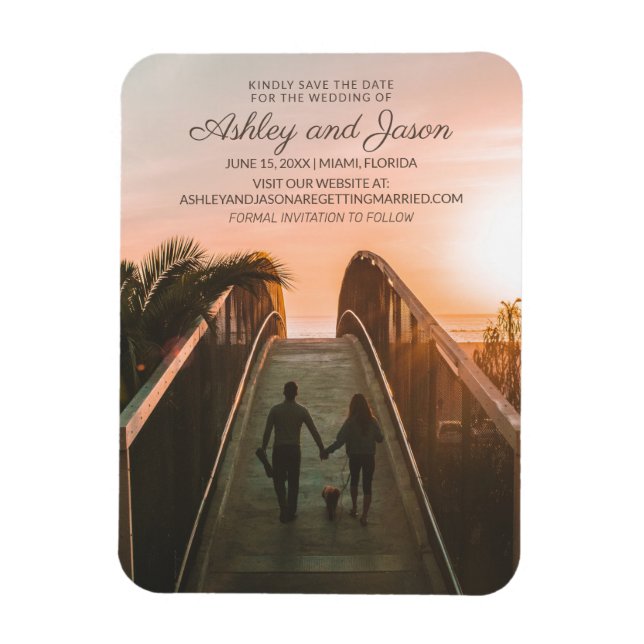 Wedding Photo Vertical Website Magnet (Vertical)