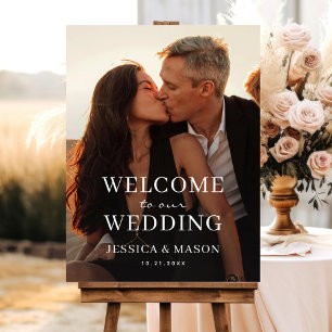 Wedding Photo Welcome Foam Board Sign