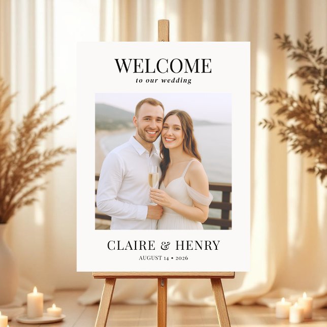 Wedding Photo Welcome Sign (Creator Uploaded)