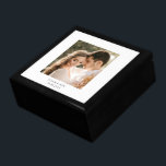 Wedding Photo Wood Keepsake Gift Box<br><div class="desc">An elegant personalized wedding photo wood lacquered keepsake box. Replace this photo with your own favorite wedding photo.</div>
