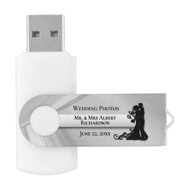 Wedding Photograph Storage Flash Drive (Opened)