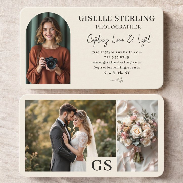 Wedding Photographer Business Card