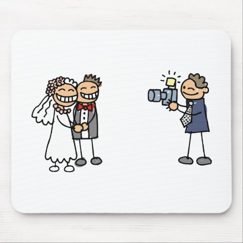 Wedding Photographer Photography Wedding Pictures Mouse Pad