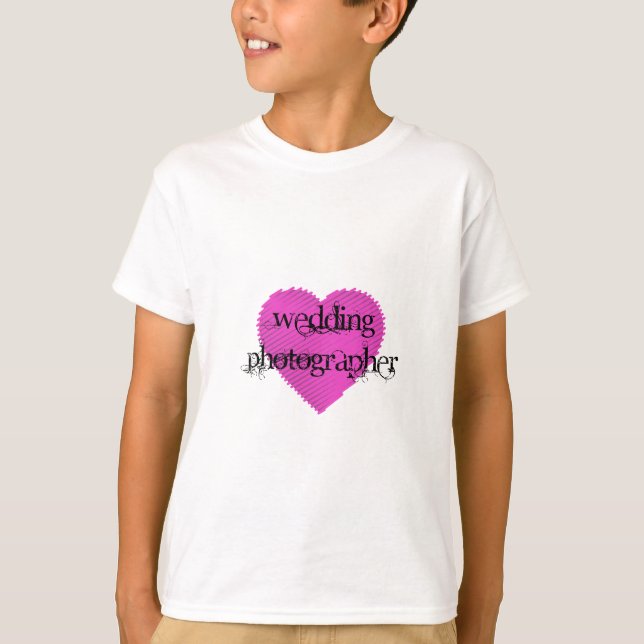 Wedding Photographer T-Shirt (Front)