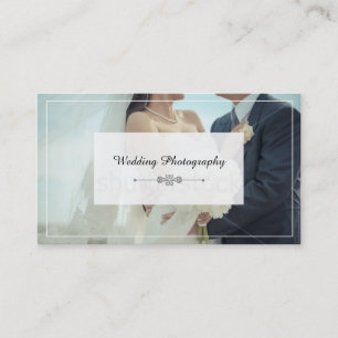 Wedding photographers business card