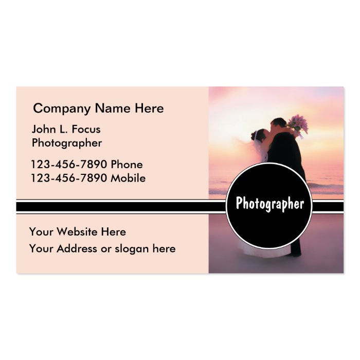 Wedding Photography Business Cards