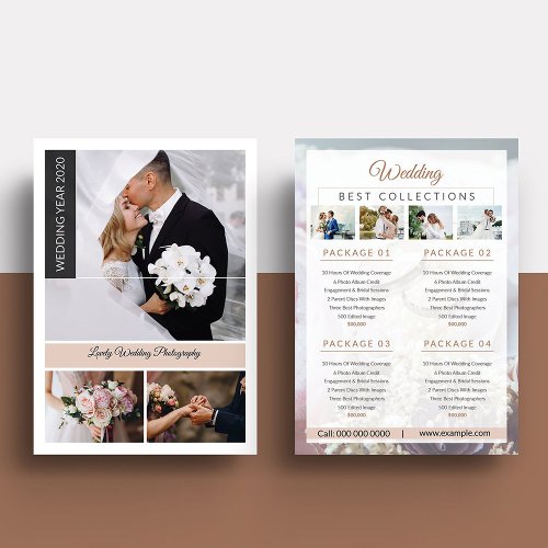 Wedding Photography Price List Template