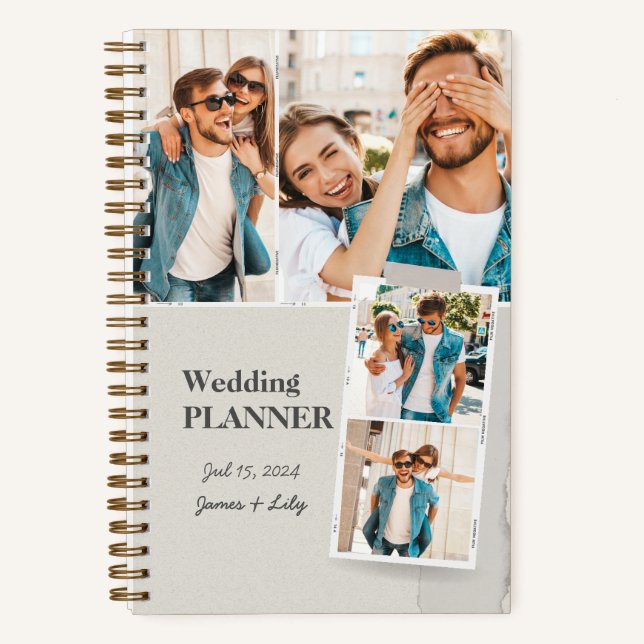 Wedding  photos planner notebook (Front)