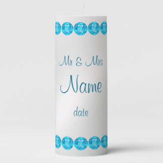 Wedding  pillar candle